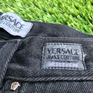 Vintage Versace Jeans Couture black jeans